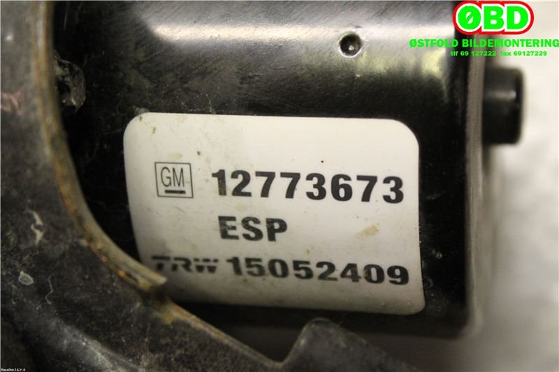 ABS sentral til Saab 9-3 2008-2011 (Type II, Fase 2)  (SAAB|12773673|)