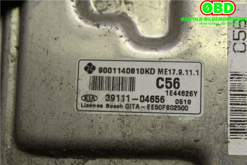Styreenhet motor til Kia Picanto 2011-2017 (Type II)  (KIA|3911104656|)