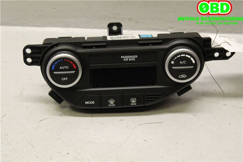 Varmeapparat betjening til Kia Picanto 2011-2017 (Type II) (KIA|972501Y500ASB|)