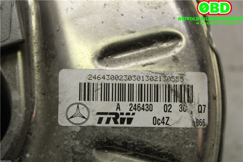 Bremsekraft-forsterker til Mercedes B-Klasse 2011-2018 (W246) (W246) (MERCEDES|A 246 430 09 30||2464300230)