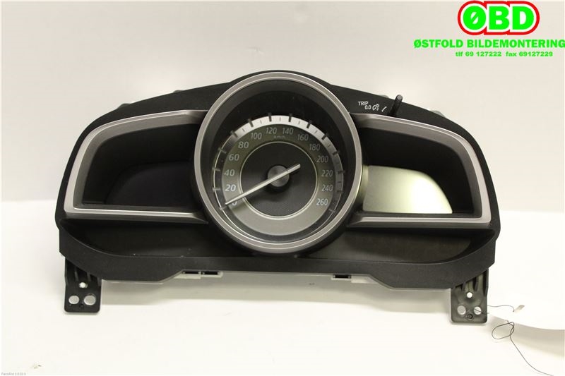Instrumentpanel til Mazda 3 2013-2016 (Type III, Fase 1) (MAZDA|BHR255471C|)
