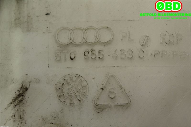 Spylertank til Audi A5 2007-2016 (Type I)  (AUDI|8T0 955 453 C||8T0955453C)