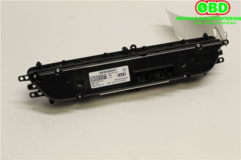 Varmeapparat betjening til Audi A4 2015-2019 (Type V, Fase 1) (B9) (B9) (AUDI A4 AVANT|8W0820043T|)