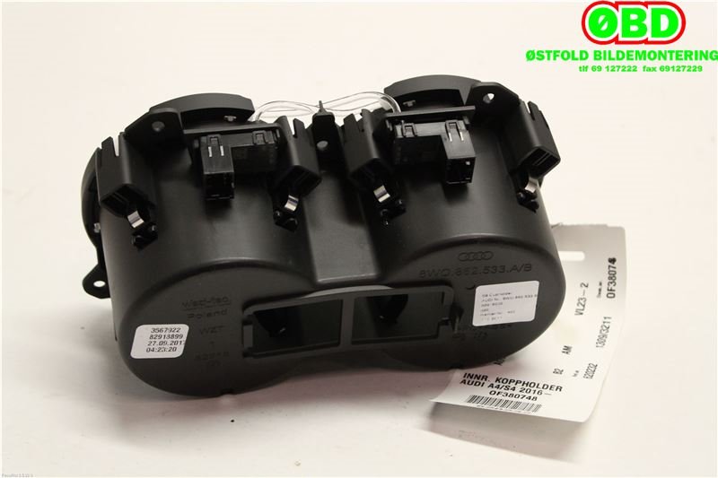 Dashbord koppholder til Audi A4 2015-2019 (Type V, Fase 1) (B9) (B9) (AUDI A4 AVANT|8W0862533B|)