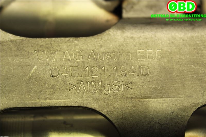 Diverse deler til Audi A4 2015-2019 (Type V, Fase 1) (B9) (B9) (AUDI A4 AVANT|04E121151D|04E121194D)