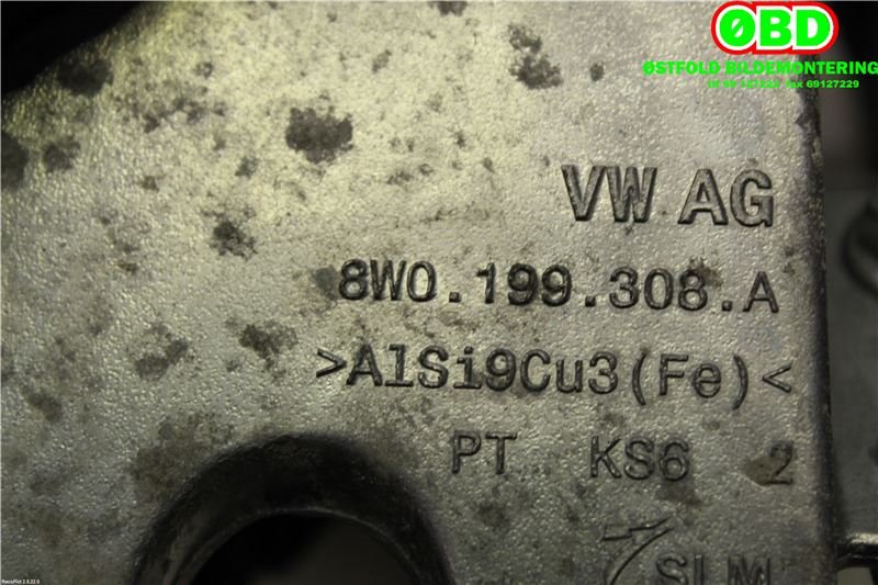 Motorfeste til Audi A4 2015-2019 (Type V, Fase 1) (B9) (B9) (AUDI A4 AVANT|8W0199308A|)