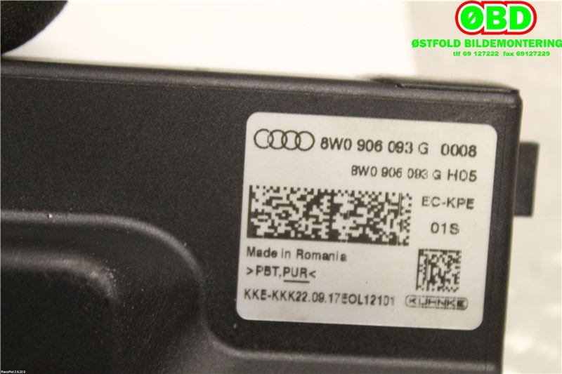 Styreenhet drivstoffpumpe til Audi A4 2015-2019 (Type V, Fase 1) (B9) (B9) (AUDI A4 AVANT|8W0906093G|)
