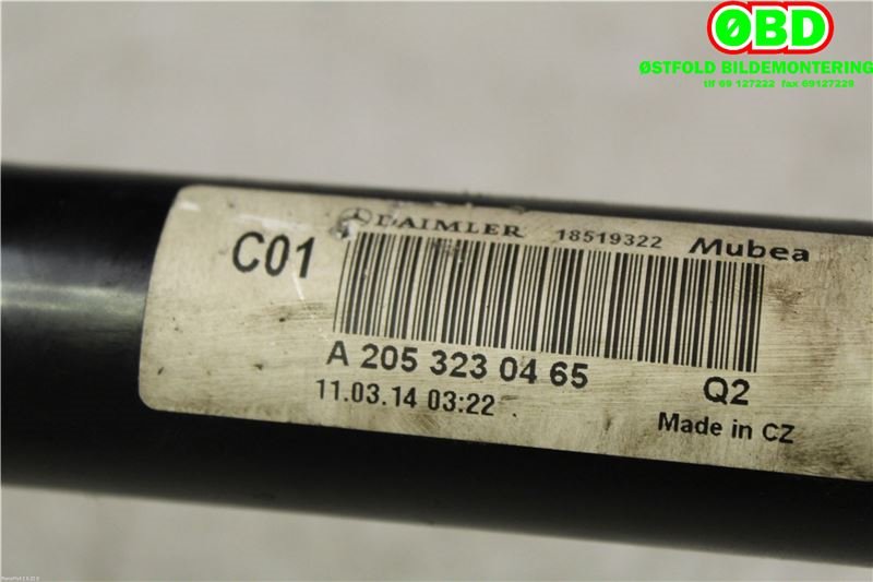 Stabilisatorstag foran til Mercedes C-Klasse 2014-2018 (Fase 1) (W205) (W205) (MERCEDES|A 205 323 04 65||2053230465)