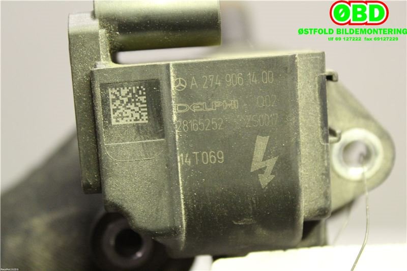 Coil elektronisk til Mercedes C-Klasse 2014-2018 (Fase 1) (W205) (W205) (MERCEDES|A 274 906 14 00|A 274 906 50 00|2749061400)