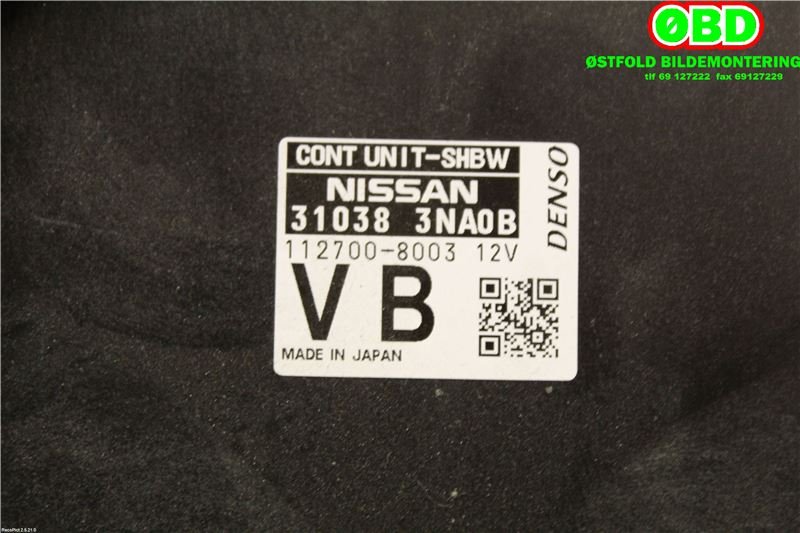 Styreenhet diverse til Nissan Leaf 2011-2017 (Type I)  (NISSAN|310383NA0B|)