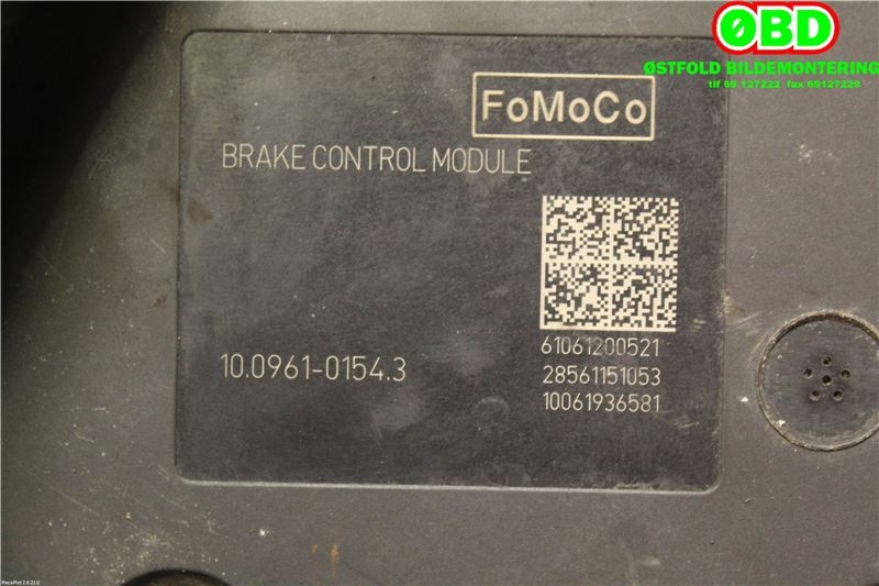 ABS sentral til Ford Fiesta 2008-2012 (Type VI, Fase 1)  (1812481|)