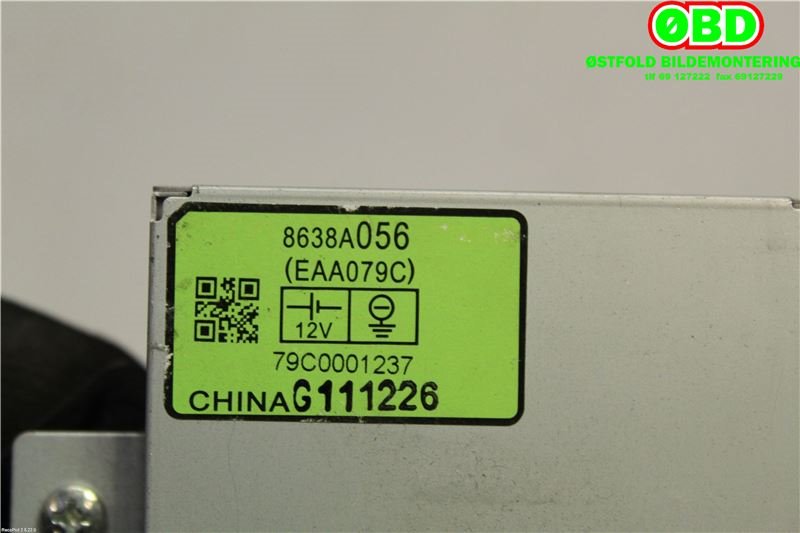 Styreenhet diverse til Mitsubishi i-MiEV 2010-->>  (MITSUBISHI|8638A056|)