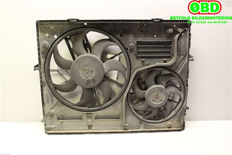 Kjølevifte til VW Touareg 2003-2007 (Type I, Fase 1) (VOLKSWAGEN|7L0 959 455 F|7L0 959 455 G|)
