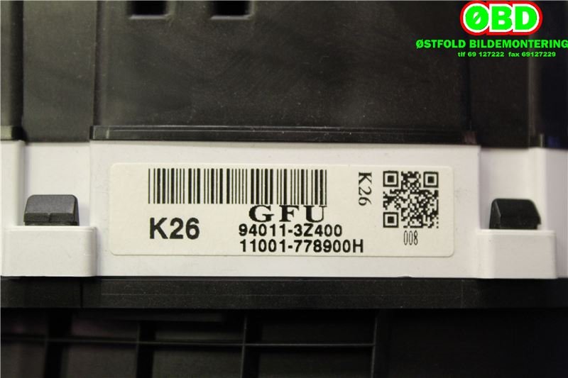 Instrumentpanel til Hyundai i40 2012-2017  (HYUNDAI|940113Z400|)