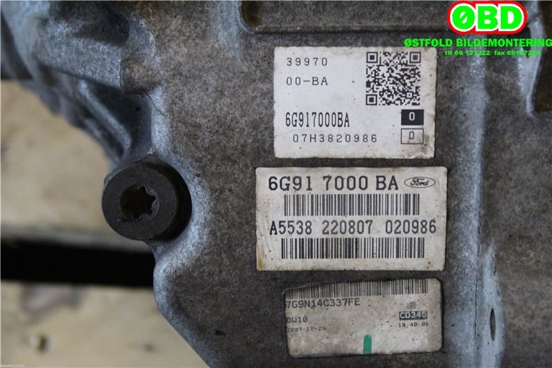Girkasse automat til Ford Mondeo 2007-2010 (Type IV, Fase 1) (FORD|1765468||6G917000BA)
