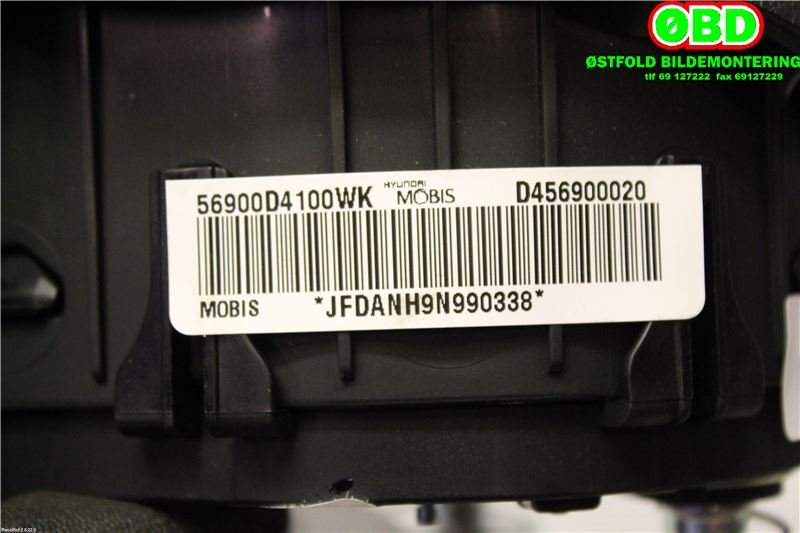 Airbag rattpute til Kia Optima 2017-2020  (Elektrisitet (ladbar) + bensin|56900D4100WK|)