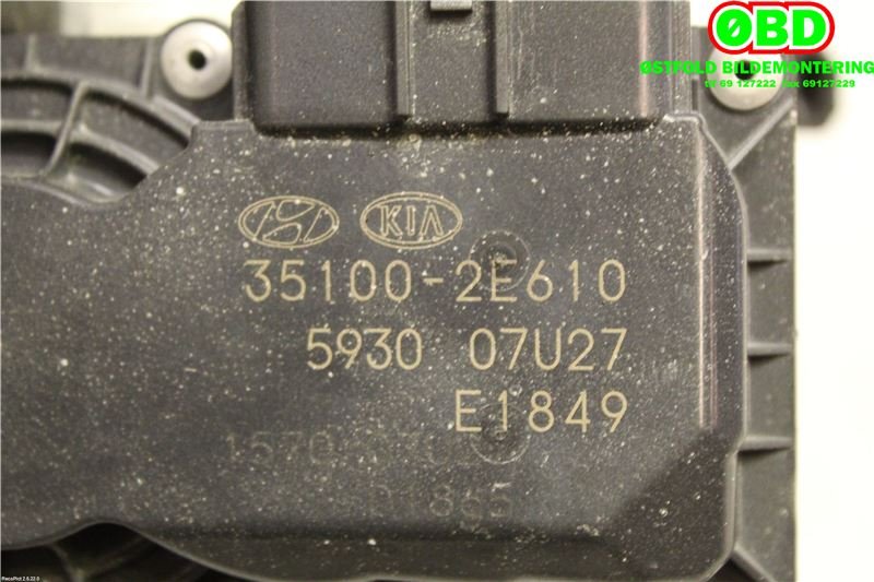 Spjeldhus til Kia Optima 2017-2020  (Elektrisitet (ladbar) + bensin|351002E610|)