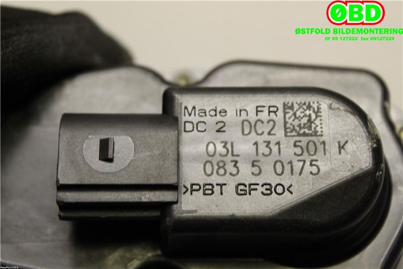 EGR-ventil til VW Golf VI 2008-2012  (VOLKSWAGEN|03L 131 501 K||03L131501K)