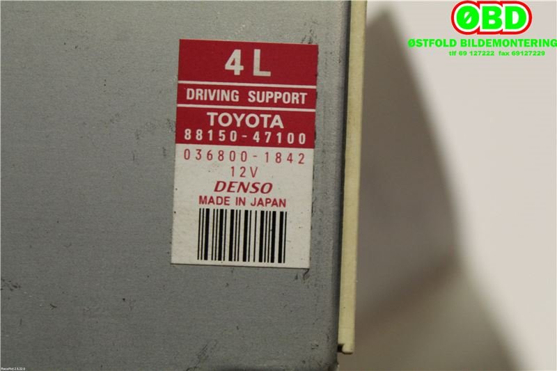 Styreenhet diverse til Toyota Prius +7 2012-2020 (Type III) (stasjonsvogn) (stasjonsvogn) (TOYOTA|8815047100|0368001842)
