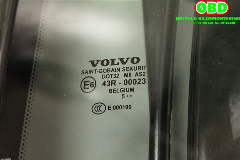 Ruteheis venstre bak til Volvo C70 2006-2010 (Type II, Fase 1)  (VOLVO|31253533|)
