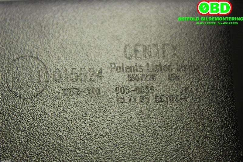 Speil innvendig til Volvo C70 2006-2010 (Type II, Fase 1)  (VOLVO|8667227|)