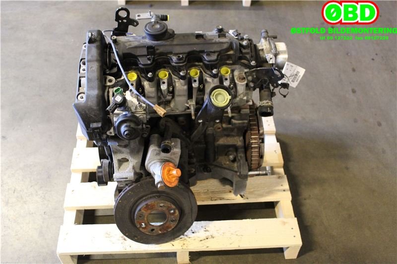 Motor diesel til Renault Clio 2012-2016 (Type IV, Fase 1) (RENAULT|8201704068|K9K608|)