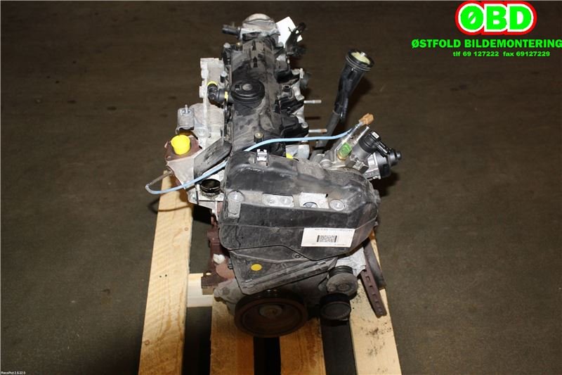 Motor diesel til Renault Clio 2012-2016 (Type IV, Fase 1) (RENAULT|8201704068|K9K608|)