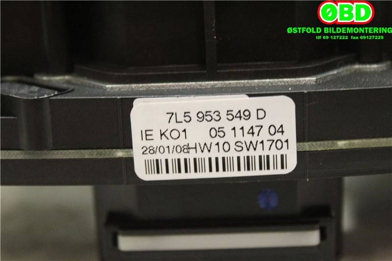 Bryter combi til Porsche Cayenne 2007-2010 (Fase 2) (9PA) (9PA) (PORSCHE|955 613 245 00|955 613 244 01|7L5953549D)