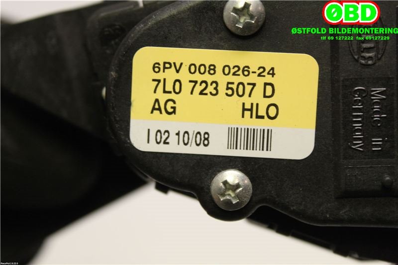 Pedal gass til Porsche Cayenne 2007-2010 (Fase 2) (9PA) (9PA) (PORSCHE|955 423 023 40||7L0723507D)