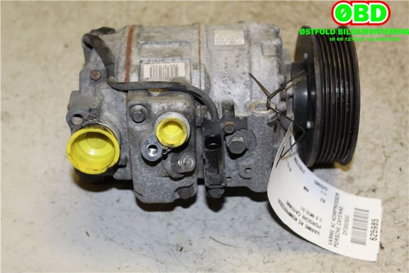 Aircondition kompressor til Porsche Cayenne 2007-2010 (Fase 2) (9PA) (9PA) (PORSCHE|955 126 011 04|958 126 012 01|7L6820803P)