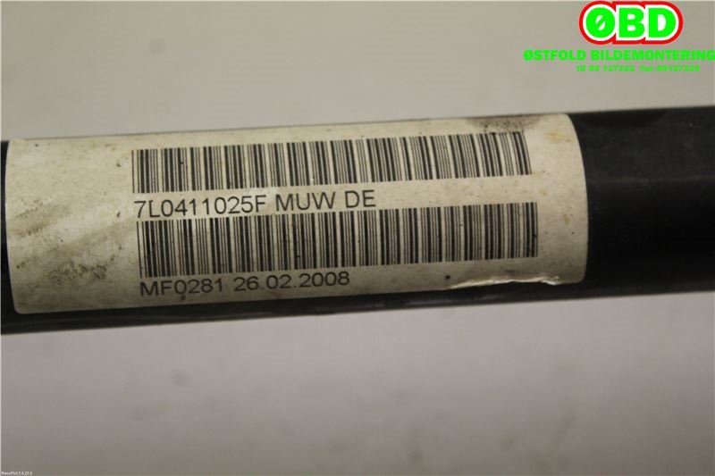 Stabilisatorstag foran til Porsche Cayenne 2007-2010 (Fase 2) (9PA) (9PA) (PORSCHE|955 343 701 60||7L0411025F)