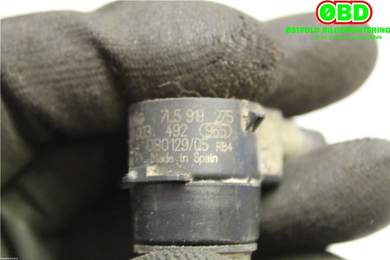Parkeringssensor bak til Porsche Cayenne 2007-2010 (Fase 2) (9PA) (9PA) (PORSCHE|955 606 275 03|955 606 275 06|7L5919275)
