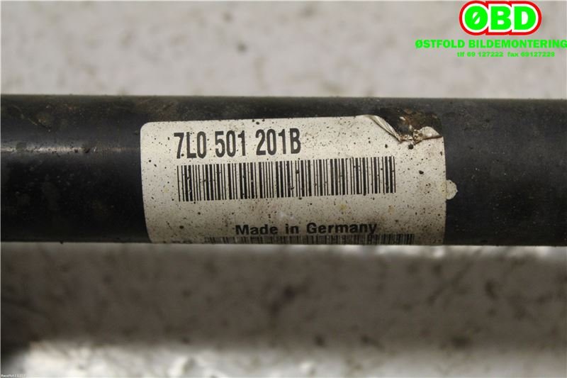 Drivaksel høyre bak til Porsche Cayenne 2007-2010 (Fase 2) (9PA) (9PA) (PORSCHE|955 332 024 01||7L0501201B)