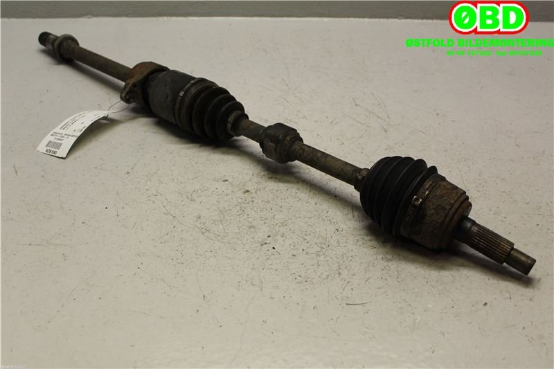 Drivaksel høyre foran til Mazda 6 2008-2010 (Type II, Fase 1) (MAZDA|GD752550XB|)