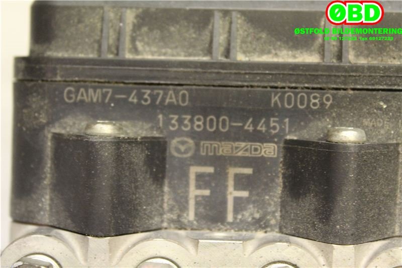ABS sentral til Mazda 6 2008-2010 (Type II, Fase 1) (MAZDA|GSYE437A0||GAM7437A0)