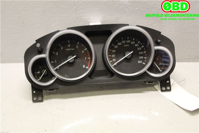 Instrumentpanel til Mazda 6 2008-2010 (Type II, Fase 1) (MAZDA|GAL155471B|)