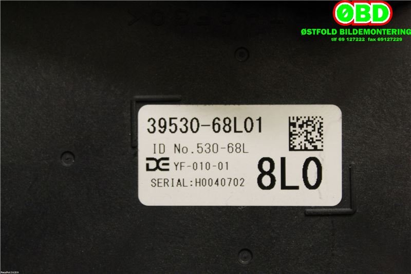Styreenhet diverse til Suzuki Swift 2011-2017 (SUZUKI|39530-68L01|)