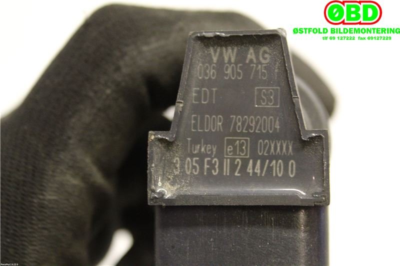 Coil elektronisk til Škoda Fabia 2010-2014 (Type II, Fase 2) (SKODA|036 905 715 F|036 905 715 H|036905715F)