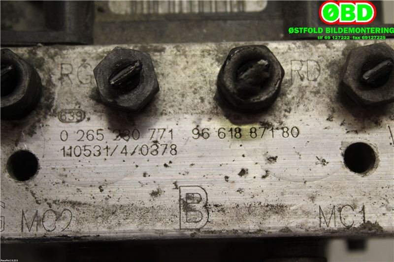 ABS sentral til Citroën Jumpy 2007-2016 (Type II)  (CITROEN|1606253680|1607236680|9661887180)