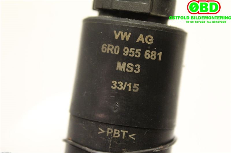 Spylerpumpe til VW Polo 2014-2017 (Type V, Fase 2)  (VOLKSWAGEN|6R0 955 681||6R0955681)