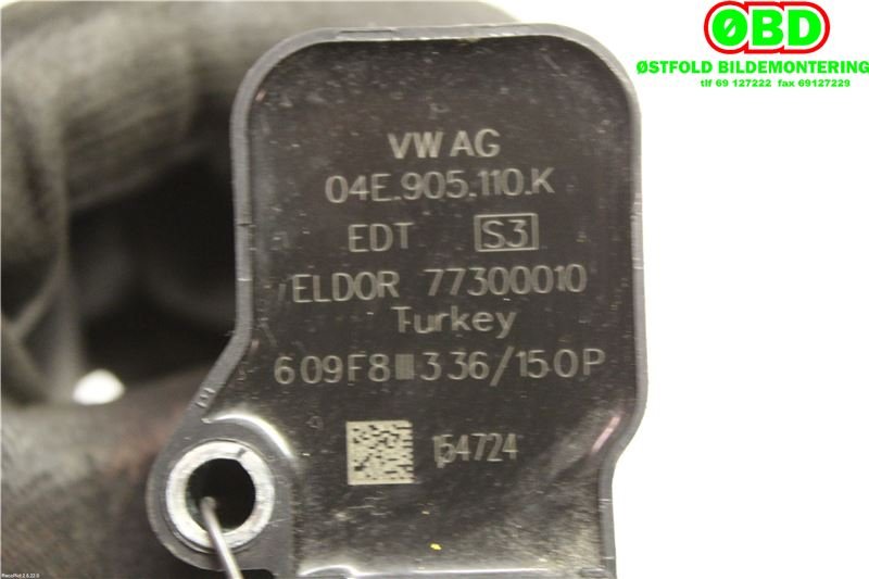 Coil elektronisk til VW Polo 2014-2017 (Type V, Fase 2) (VOLKSWAGEN|04E 905 110 K|04E 905 110 P|04E905110K)