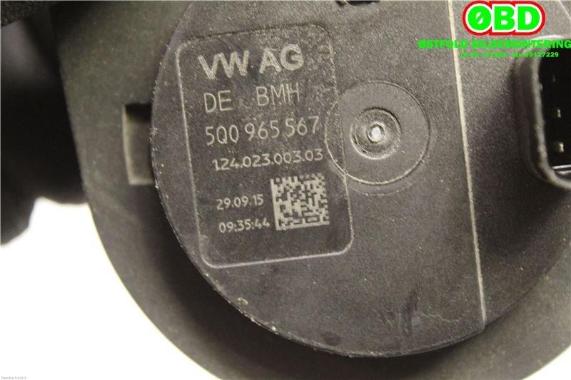 Sirkulasjonspumpe til VW Polo 2014-2017 (Type V, Fase 2)  (VOLKSWAGEN|5Q0 965 567||5Q0965567)