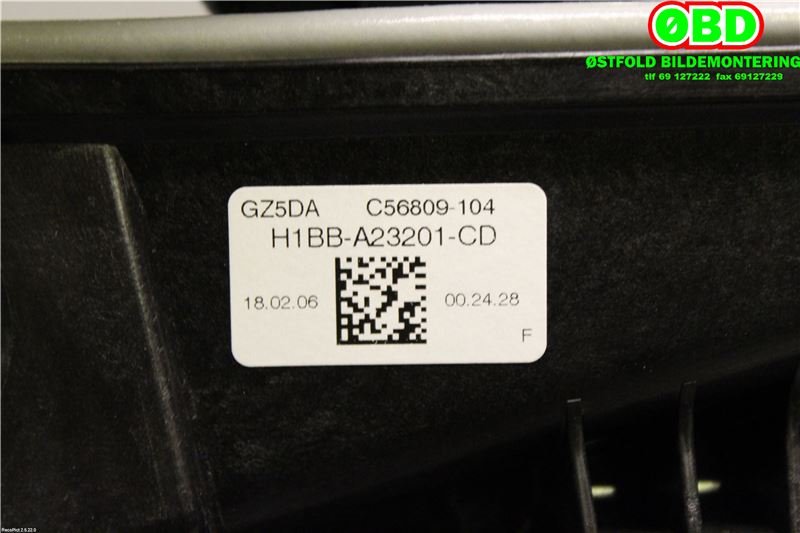 Ruteheis venstre foran til Ford Fiesta 2017-->> (Type VII) (FORD FIESTA|2222284||H1BBA23201CD)
