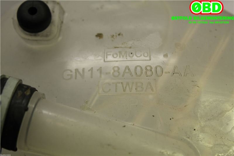 Ekspansjonstank til Ford Fiesta 2017-->> (Type VII)  (FORD FIESTA|2066919||GN118A080AA)
