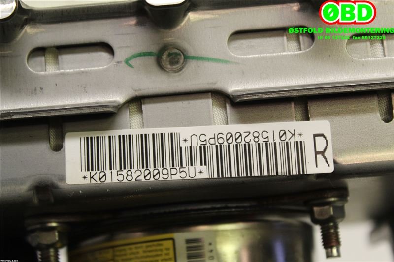 Airbag passasjer til Toyota Urban Cruiser 2009-2014  (TOYOTA|7396052120|)
