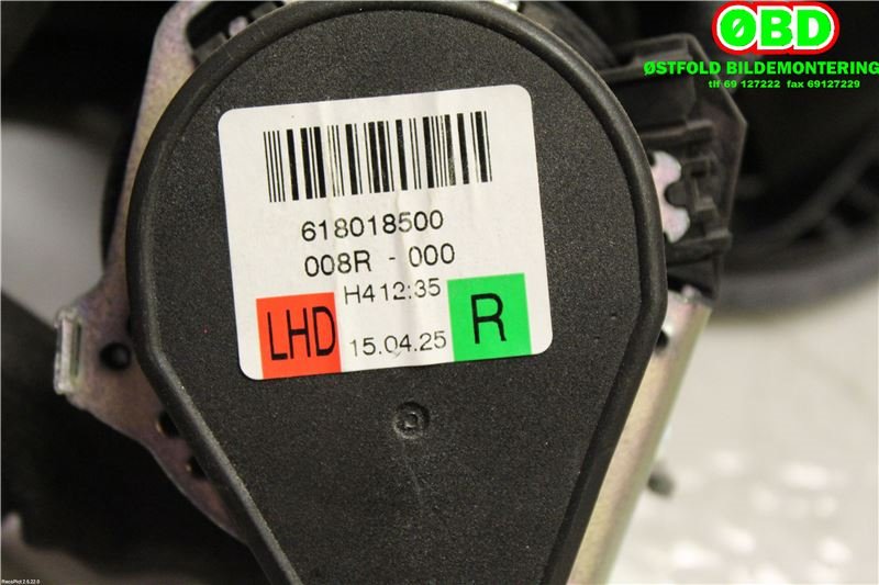 Airbag beltestrammer til VW Golf, Plus/Cross 2009-2013 (Fase 2)  (VOLKSWAGEN|5M1 857 706 F||5M1857706G)