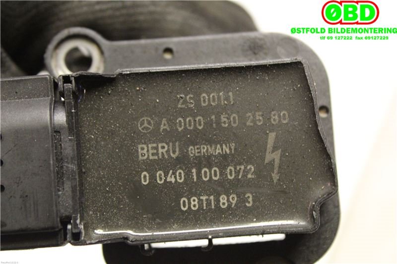 Coil elektronisk til Mercedes C-Klasse 2007-2011 (Fase 1) (W204) (W204) (MERCEDES|A 000 150 25 80||0001502580)