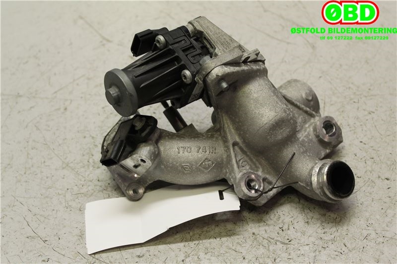 EGR-ventil til Renault Clio 2012-2016 (Type IV, Fase 1) (RENAULT|147105308R|)