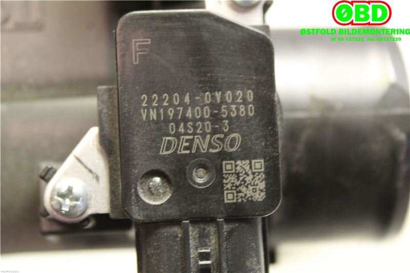 Luftmengde/luftmassemåler til Toyota Yaris 2014-2020 (Type III, Fase 2)  (TOYOTA|222040V020|)