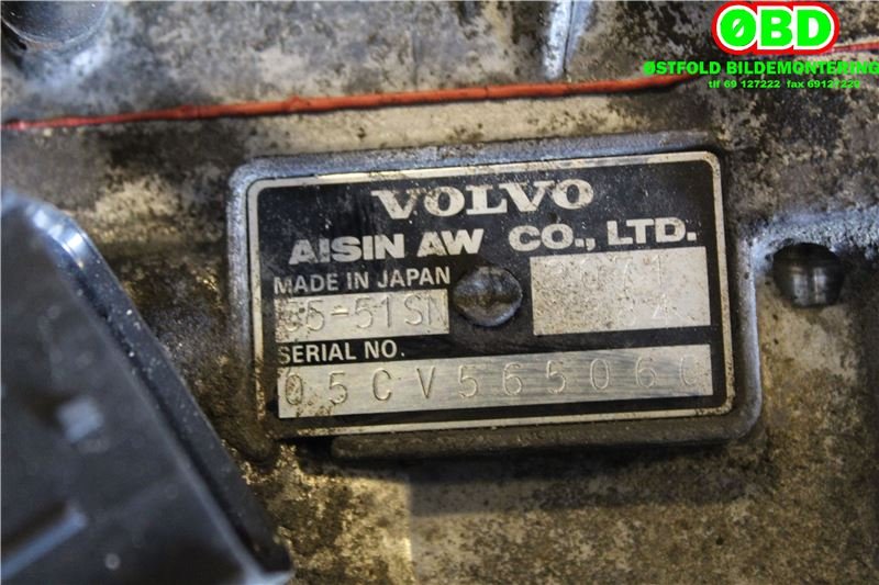 Girkasse automat til Volvo V70 2005-2007 (Type II, Fase 2)  (VOLVO|8251833||30713884)